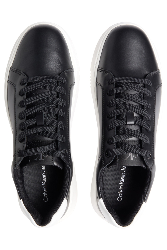 CHUNKY CUPSOL MONO LTH YM0YM01317 0GJ BLACK/BRIGHT WHITE